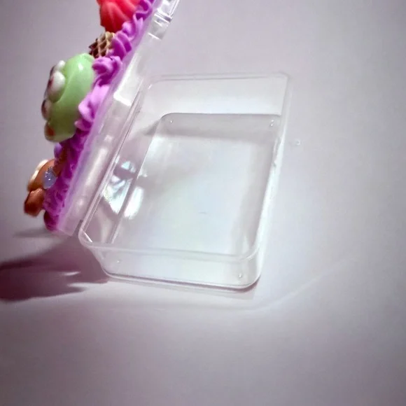 Decoden Junk Charm Box, Duffy The Disney Bear ShellieMae Handmade Kawaii Teddy - Picture 6 of 6